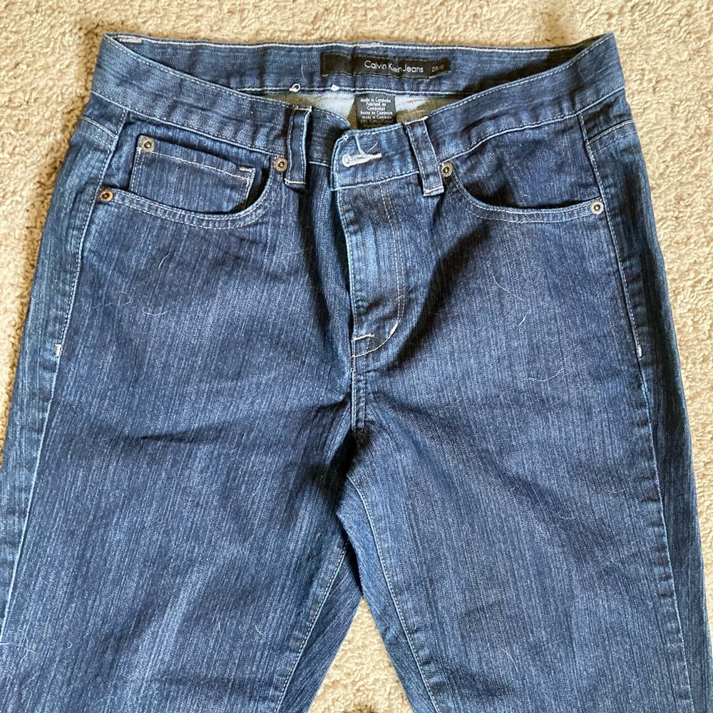 Calvin Klein Blue indigo boot cut jeans - excellent condition